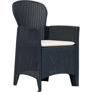 vidaXL Bistro-Set 5-tlg. Grau