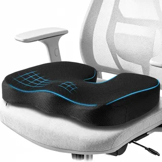 Sitzkissen Orthopädisch Ergonomisches Hämorrhoiden Sitzkissen | Memory Foam Design,Steißbeinkissen Sitzring Steißbein entlastet & Sitzkomfort, für Bürostuhl Auto Ischias Schwangerschaft
