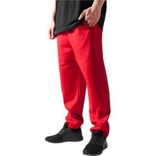 URBAN CLASSICS Sweatpants, - Rot - 5XL,