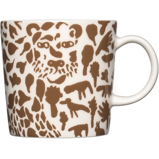 Iittala Porzellanbecher cheetah aus der Oiva Toikka Kollektion in der Farbe Braun, 0,3L, 1062496