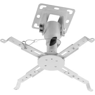 My Wall H16-7WL Beamer-Deckenhalterung Neigbar, Drehbar Boden-/Deckenabstand (max.): 17 cm Weiß