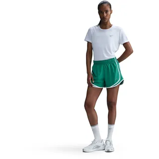 Nike Damen T-Shirt Tempo Women s Dri-FIT Laufoberteil HQ0648-100 S - White/Reflective Silver - S