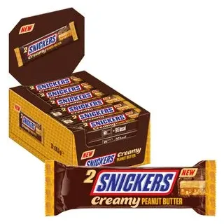 Snickers Creamy Peanut Butter Schokoriegel 24 Riegel