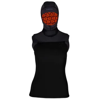 Apeks Thermoweste 4/3 Mm mit Kapuze Schwarz/Grau XL