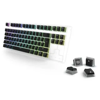 uRage 217894 Tastenkappen-Set, Doubl - Schwarz
