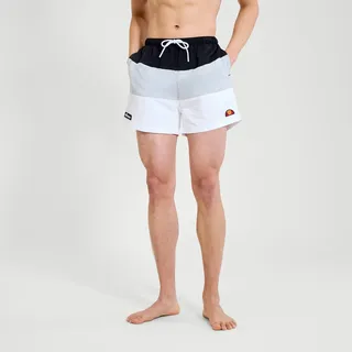 Badehose ELLESSE "CIELO SWIM SORTS", Herren, Gr. XS, N-Gr, schwarz (schwarz, grau, w), Obermaterial: 100% Polyester, Badehosen Badehose, für sportliche Aktivitäten, sportlicher Stil, aus Polyester