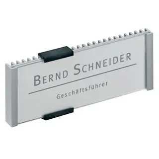 Durable Türschild INFO SIGN Metall silber 14,9 x 5,25 cm, 1 St.