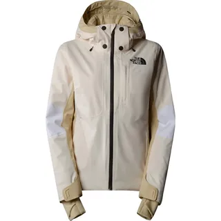 The North Face Damen Lenado Skijacke, White Dune/Gravel/Khaki, S