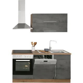 kochstation Küchenzeile KS-Samos 170 cm grau