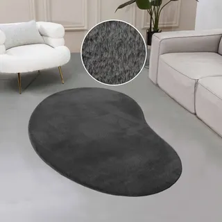 OTTO home Fellteppich »Balu Bean, Kaninchenfell« U-förmig 20 mm Höhe Kunstfell Teppich, Modern, weich, Wohnzimmer, Schlafzimmer,