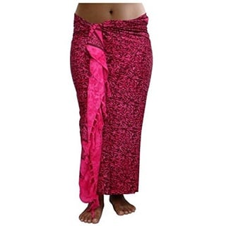 ca.100 Modelle im Shop Sarong Strandtuch Pareo Wickelrock Loop rot pink Sar09