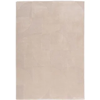 Pergamon Nosy Modern Hochflorteppich 120 x 170 cm Weiß