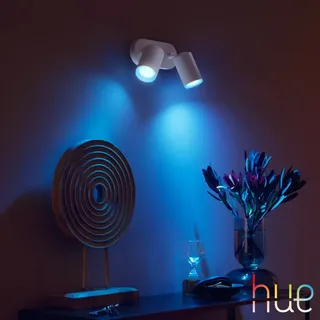 Philips Hue White & Color Ambiance Fugato Strahler, GU10, 2-flammig, 8720169319455,