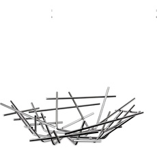 Bild Blow Up FC02 Design Obstschale, 18/10 Edelstahl, Poliert, Silber, 7 x 37 x 10.7 cm