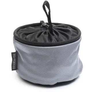 Brabantia - Wäscheklammerbeutel - Hält Bis zu 75 Wäscheklammern - mit Kordel - Befestigung am Wäscheständer, an der Wäscheleine oder an der Hose - Aufbewahrungsbehälter - Grey - 16 x 16 x 16 cm