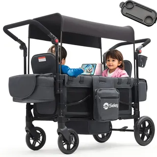 Sekey Bollerwagen Zwillingsmodus schwarz