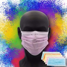Bild von Med-Comfort Mundschutzmaske Rainbow, 50 Stück (02201-MIX)