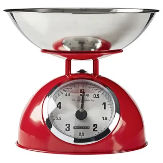 Melissa 16310239 Küchenwaage analog Wägebereich (max.)=5 kg Rot 245 x 245 x 210