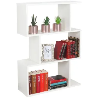 Ricoo Bücherregal 97 x 70 x 25 cm Weiß