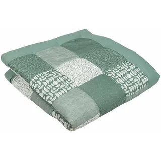 ULLENBOOM Krabbeldecke für Baby 140x140 cm - Dick und weich gepolstert | Außenmaterial: 100% Baumwolle, Alle Materialien OEKO-TEX zertifiziert, Made in EU, Schadstoffgeprüft und waschbar