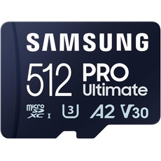 Bild von PRO Ultimate R200/W130 microSDXC 512GB Kit, UHS-I U3, A2, Class 10 (MB-MY512SA/WW)