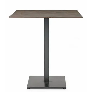 Bistrotisch Tiffany Gestell quadratisch - Farben im unteren Bereich wählbar, Gestell Stahl pulverbeschichtet, Tischplat...