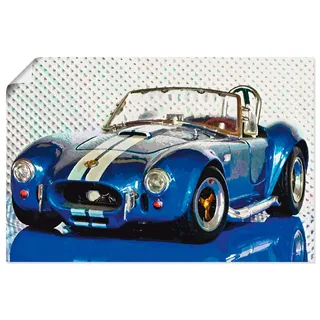 Artland Wandbild »Shelby Cobra blau«, Auto, (1 St.), als Leinwandbild, Poster in verschied. Größen, blau