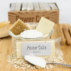 Foodtastic Power Cake Yoghurt (30 x 120g) | leckere, saftige Haferriegel | handgemachte Flapjack Energieriegel aus Haferflocken