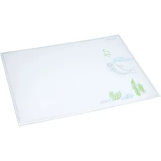 Läufer Durella Emotion transparent Kunststoff Weiß