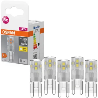 Osram LED-Lampe 4058075758049 1,9 W G9 warmweiß 5 St.
