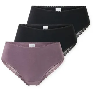 SCHIESSER Brazilian Slip 3 St. Rosa/Schwarz 44