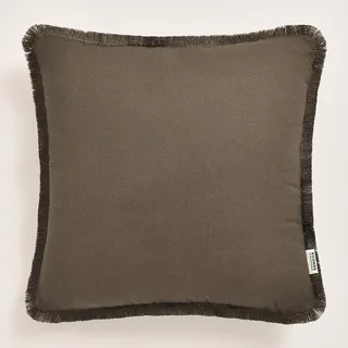 ROOM99 Boca Chica 40 x 40 cm Zierkissenbezüg Kissenbezüg Kissenhüll Dekorative Dekokissen Wurfkissenbezug Deko Aesthetic Modern Schlafzimmer Wohnzimmer Boho Baumwolle Braun,1 Stück