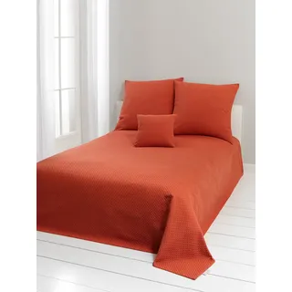 Heine Tagesdecke 140 x 210 cm Orange/Rot