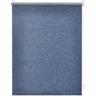 Lichtblick Original Thermo-Rollo Madrid Ohne Bohren, Klemmträger, Lichtdurchlässig Blau, 190, 70, 190 , Kunststoff , 70x190 cm , Heimtextilien, Vorhänge, Rollos