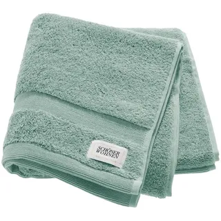 Schöner Wohnen Handtuch , Salbeigrün , Textil , Uni , 50x100 cm , Oeko-Tex® Standard 100 , saugfähig, Aufhängeschlaufe, durchgefärbt, angenehm weich, hochwertige Qualität, schnelltrocknend , Heimtextilien, Badtextilien, Handtücher