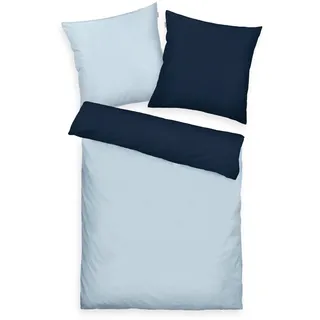 TOM TAILOR HOME Wendebettwäsche »MIG, Baumwoll-Renforcé« 2 Stk. tlg., blau