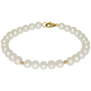 FIRETTI »Schmuck Geschenk Gold 585 Armschmuck Armkette Perle« mit Süßwasserzuchtperle,
