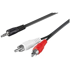 Bild Audio-Video-Kabel 3,5mm Klinken-Stecker > 2x Cinch-Stecker 3,0m (51650)