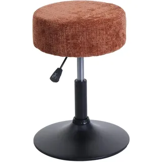 MCW Hocker Orange , Textil , 37x57x37 cm , Wohnzimmer, Sessel, Hocker & Hockerbänke, Sitzhocker