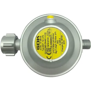 GOK Niederdruckregler 1,2 kg/h 30 mbar Silber