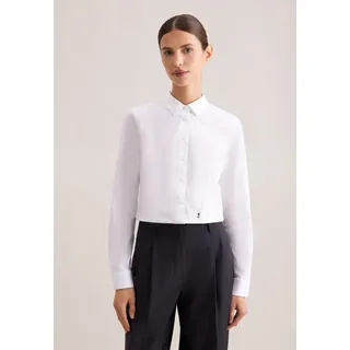 Seidensticker Hemdbluse Uni Weiß M