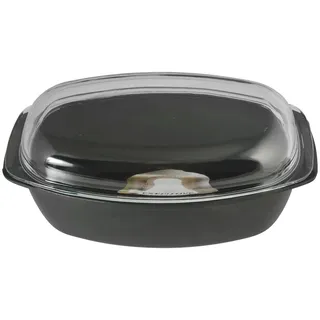 Kasserolle Rechteckig Antihaft Extra Chef mit Deckel H&h