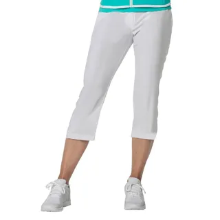 Limited Sports Capri Hose Classic (Stretch, 7/8 Länge) weiss Damen