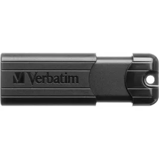 Verbatim PinStripe 64 GB, USB-A, USB 3.2 Stick, Schwarz