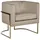 Sessel Sirkka Samt 72 x 71 x 70 cm Beige