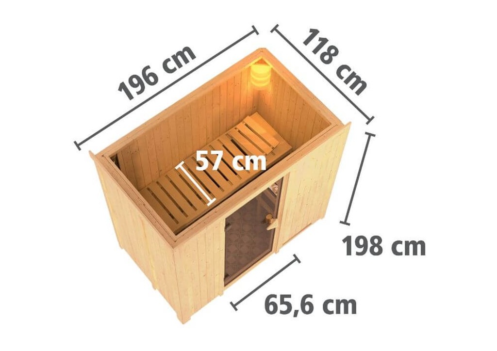 Bild von Sauna Variado Fronteinstieg, ohne Zubehör