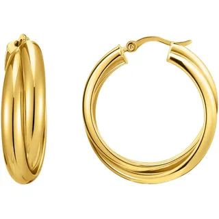 Thomas Sabo Creolen verschlungenes Design gold Silber 925