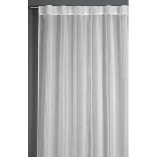 GARDINIA Vorhang mit verdeckten Schlaufen 140 x 245 cm Weiß