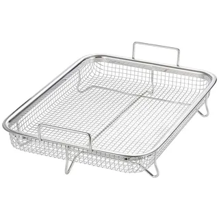 Spetebo Grillkorb 32 x 23 cm Edelstahl silber