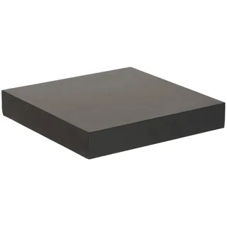 5 five simply smart 5five – Fixy Schwarzes Wandregal, 23,5 x 23,5 cm, Unsichtbare Befestigung – Für Wohnzimmer, Schlafzimmer, Büro